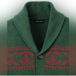Paul Fredrick Olive Knitwear